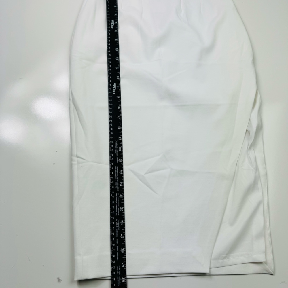 Express | Stylist Super High Waisted Side Slit Midi Pencil Skirt Size 6 NWT - Picture 7 of 12